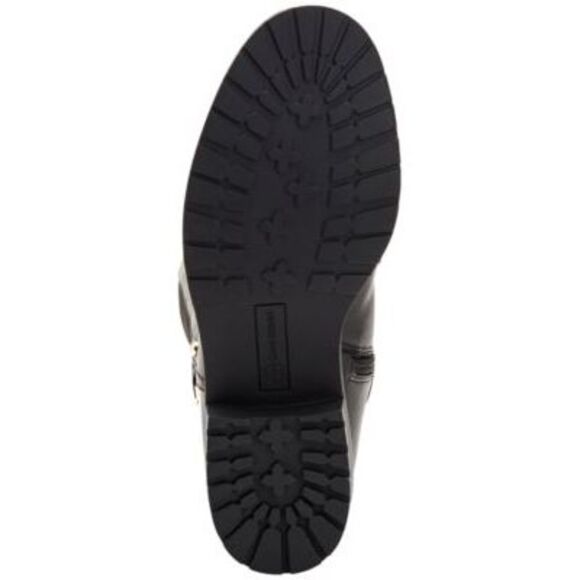 GIANI BERNINI Womens Black Barnibee Round Toe Block Heel Riding Boot 5.5 M - Picture 4 of 4